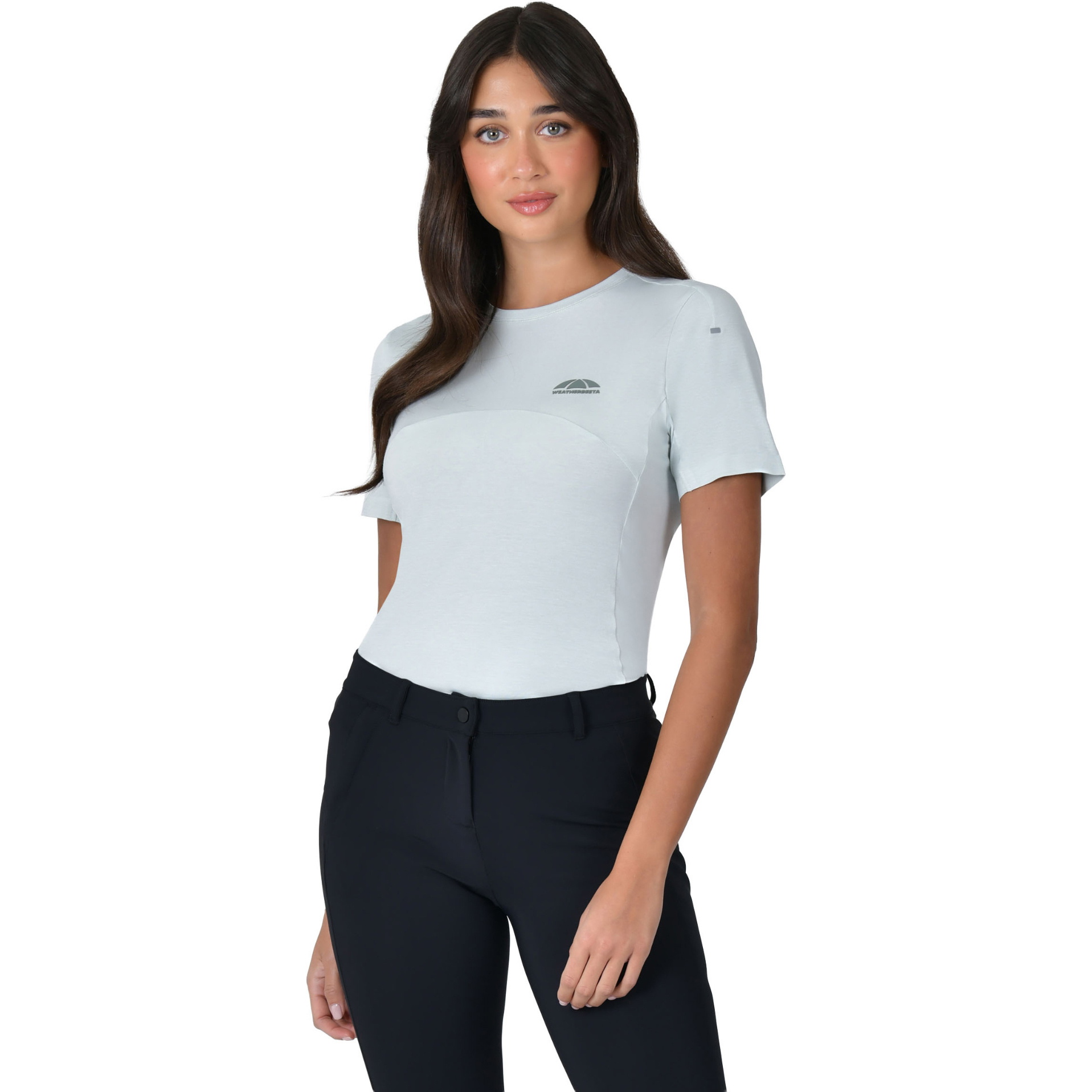 2026 WeatherBeeta Damen 37 . 5 Leichtgewicht Performance Kurzarm Oberteil 1029995 - Soft Sage Marle